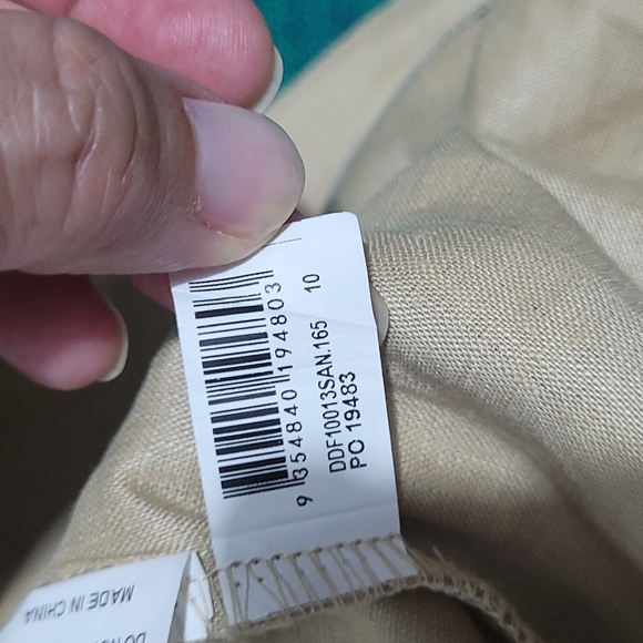 Dissh size 10 100% linen sand coloured harem pant - Picture 13 of 13